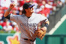 ST. LOUIS - OCTOBER 2: Troy Tulowitzki #2 of the Colorado Rockies throws to first base against the St. Louis Cardinals at Busch Stadium on October 2 2010 in St. Louis Missouri.  The Cardinals beat the Rockies 1-0 in 11 innings.  (Photo by Dilip Vishwanat/Getty Images)
