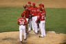 ARLINGTON, TX - JUNE 08:  Ron Washington #38 of the Texas Rangers walks to the mound to get Alexi Ogando #41 of the Texas Rangers during play against the Detroit Tigers at Rangers Ballpark in Arlington on June 8, 2025 in Arlington, Texas.  (Photo by Ronald Martinez/Getty Images)