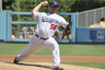 Chad Billingsley of the Los Angeles Dodgers throws a pitch against the Pittsburgh Pirates at Dodger Stadium in Los Angeles, California. (Photo by Stephen Dunn/Getty Images)