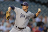 Starting pitcher Cory Luebke of the San Diego Padres delivers against the Colorado Rockies at Coors Field in Denver, Colorado.  (Photo by Doug Pensinger/Getty Images)