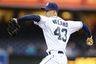 San Diego, CA, USA; San Diego Padres starting pitcher Joe Wieland (43) throws during the first inning against the Philadelphia Phillies at Petco Park. Mandatory Credit: Christopher Hanewinckel-US PRESSWIRE