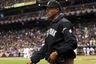 St. Petersburg, FL, USA; New York Yankees relief pitcher Mariano Rivera walks to the bullpen to warm up against the Tampa Bay Rays  at Tropicana Field. Credit: Kim Klement-US PRESSWIRE