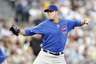 Pittsburgh, PA, USA; Chicago Cubs starting pitcher Paul Maholm (28) pitches against the Pittsburgh Pirates during the fourth inning at PNC Park. Mandatory Credit: Charles LeClaire-US PRESSWIRE