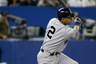 Toronto, ON, CANADA; Derek Jeter smacks another of his soon-to-be team-leading doubles. Credit: John E. Sokolowski-US PRESSWIRE