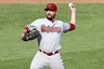 Arizona Diamondbacks starting pitcher Joe Saunders pitches against the Pittsburgh Pirates at PNC Park. Credit: Charles LeClaire-US PRESSWIRE