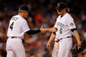 Manager Jim Tracy #4 of the Colorado Rockies removes starting pitcher Alex White #6 of the Colorado Rockies from the game in the sixth inning against the St. Louis Cardinals at Coors Field in Denver, Colorado.  (Photo by Doug Pensinger/Getty Images)