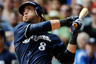 Milwaukee, WI, USA;   Milwaukee Brewers left fielder Ryan Braun hits a three-run home run against the Pittsburgh Pirates at Miller Park. Credit: Benny Sieu-US PRESSWIRE